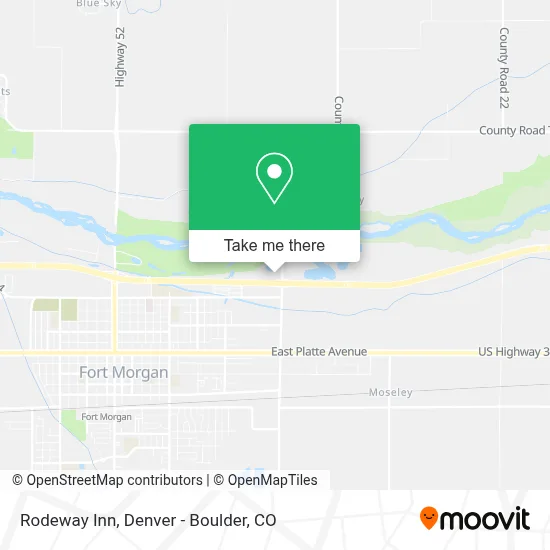 Rodeway Inn map