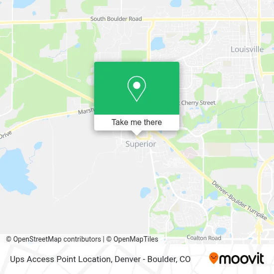 Ups Access Point Location map