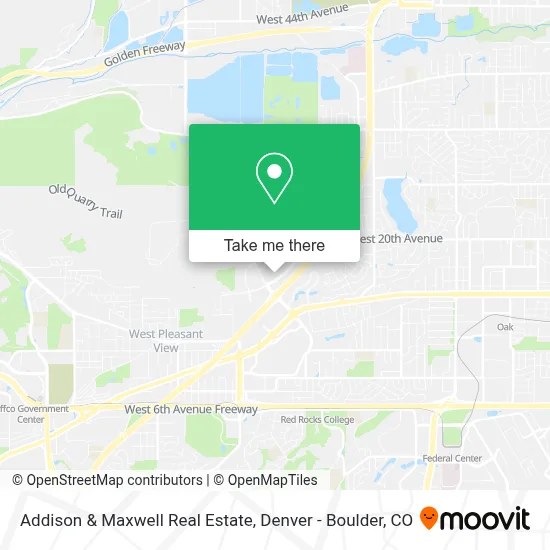 Addison & Maxwell Real Estate map