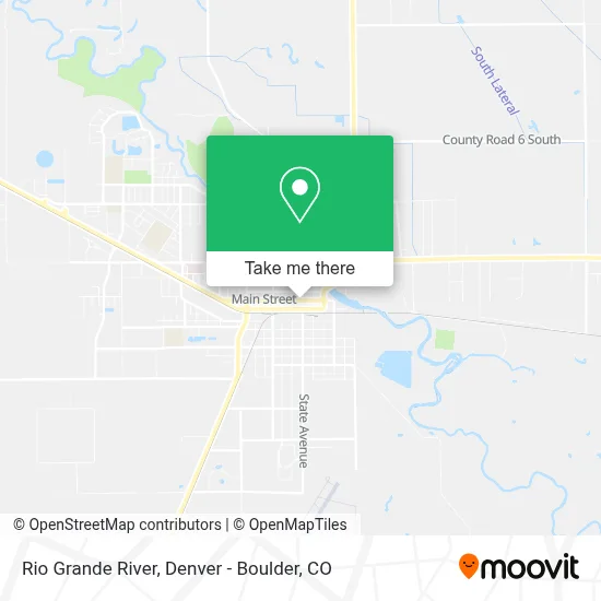 Rio Grande River map