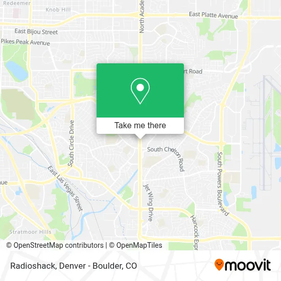 Radioshack map