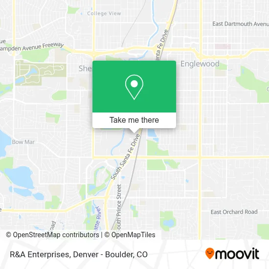 R&A Enterprises map