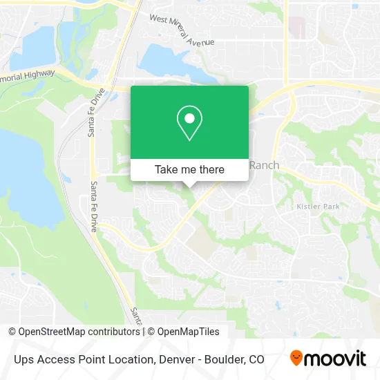 Ups Access Point Location map