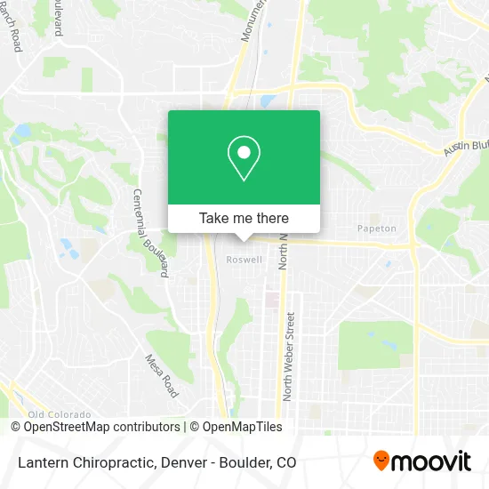 Lantern Chiropractic map