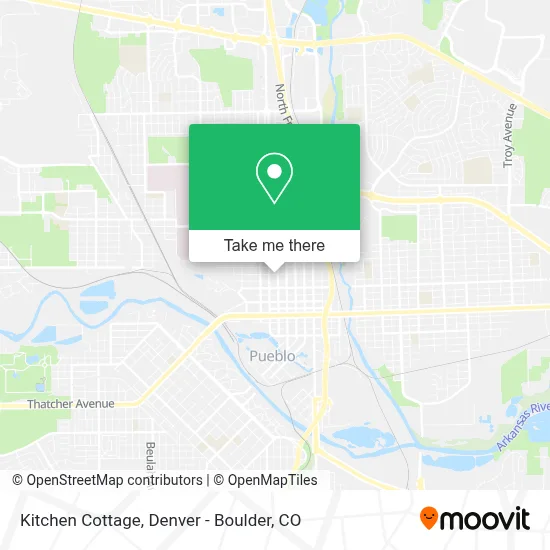 Kitchen Cottage map