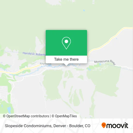 Slopeside Condominiums map