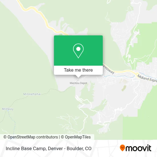 Incline Base Camp map