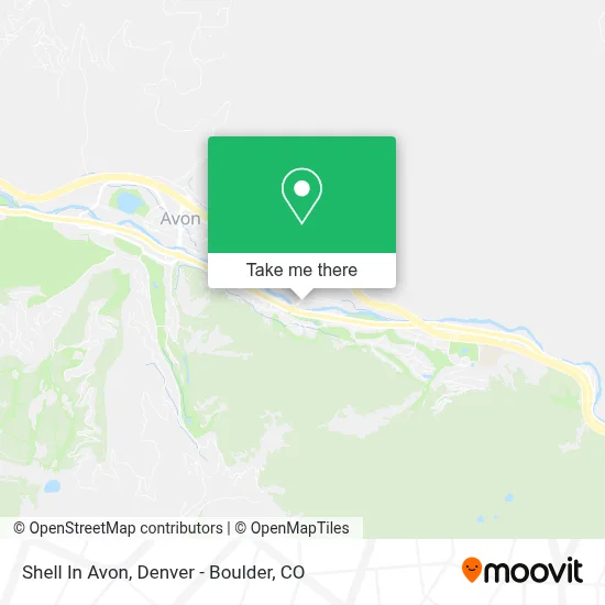 Shell In Avon map