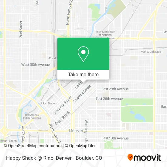 Happy Shack @ Rino map