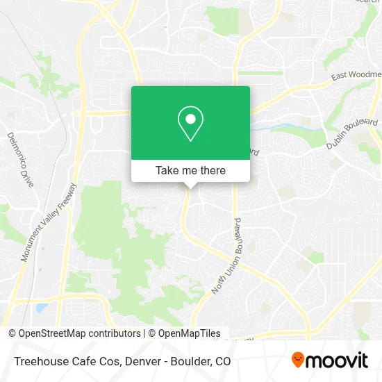 Treehouse Cafe Cos map