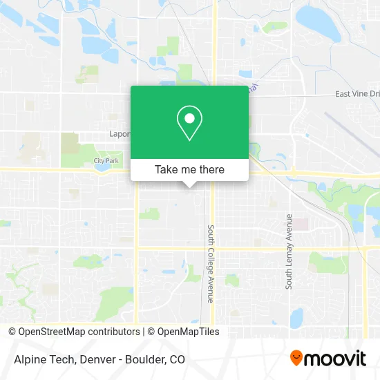 Alpine Tech map