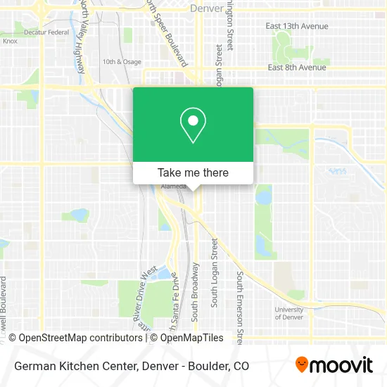 German Kitchen Center map