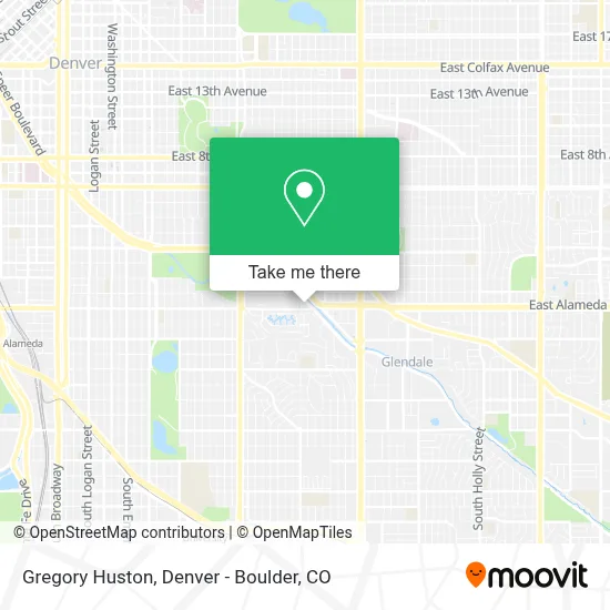 Gregory Huston map