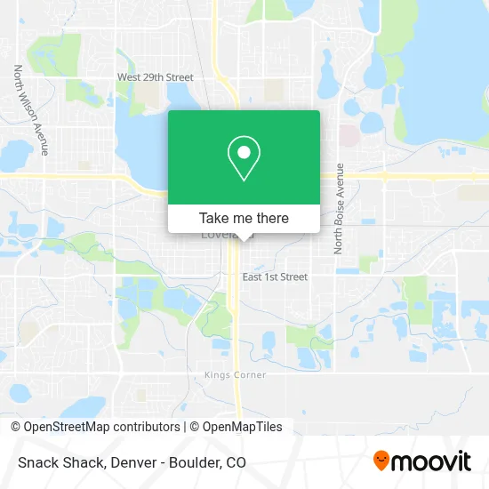 Snack Shack map