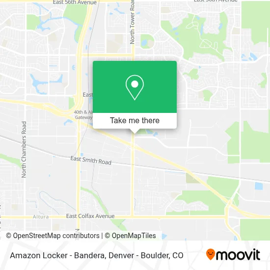 Amazon Locker - Bandera map