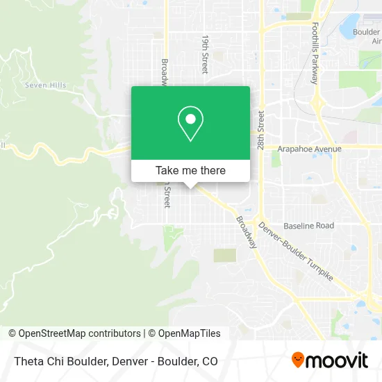 Theta Chi Boulder map