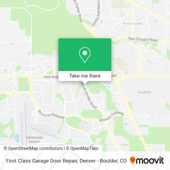 First Class Garage Door Repair map