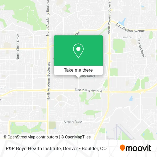 R&R Boyd Health Institute map