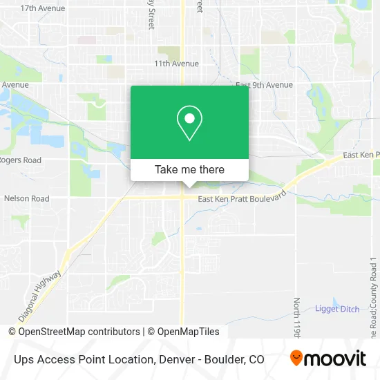 Ups Access Point Location map