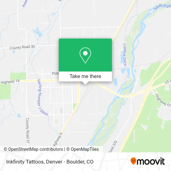Inkfinity Tattoos map