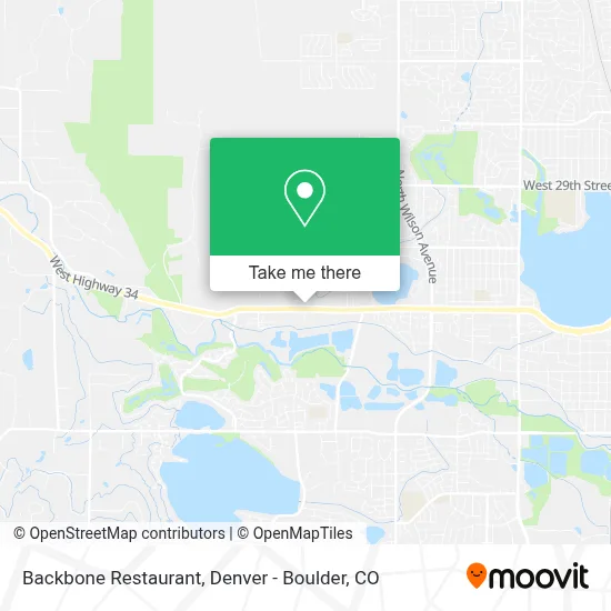 Backbone Restaurant map