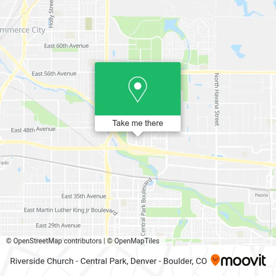 Riverside Church - Central Park map