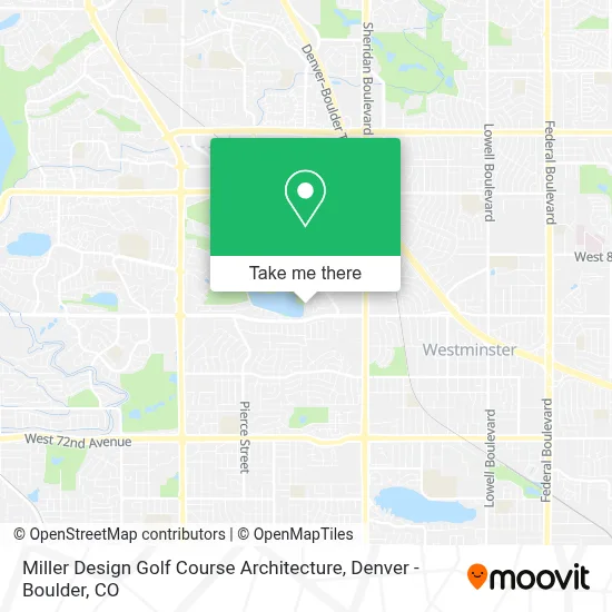 Miller Design Golf Course Architecture map