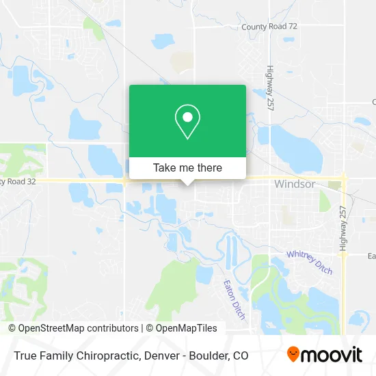 True Family Chiropractic map
