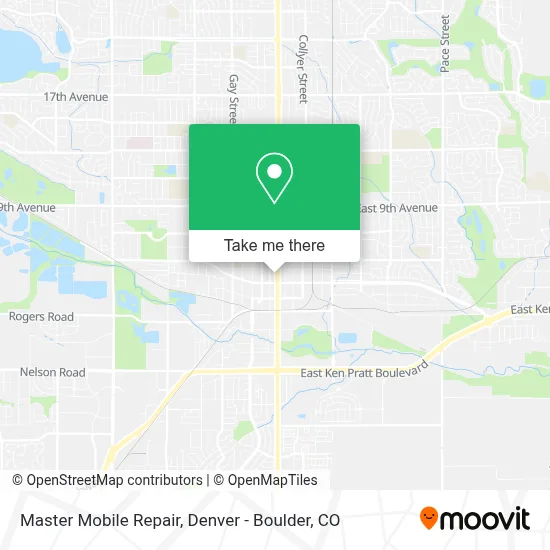 Master Mobile Repair map