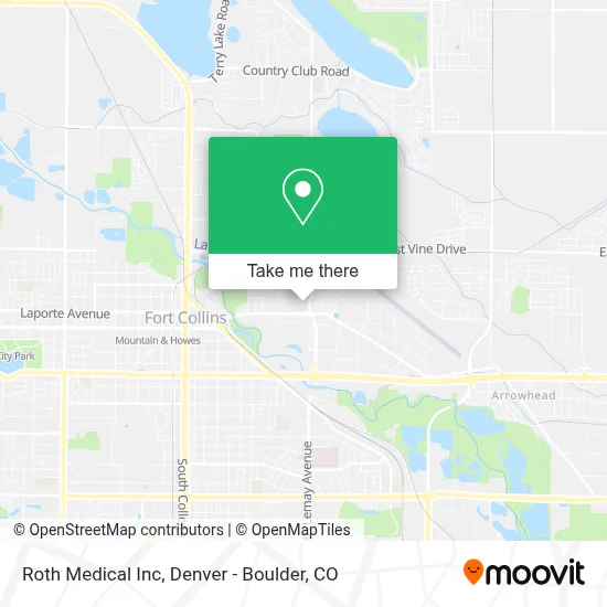 Roth Medical Inc map