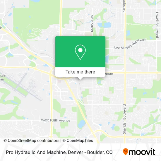 Pro Hydraulic And Machine map