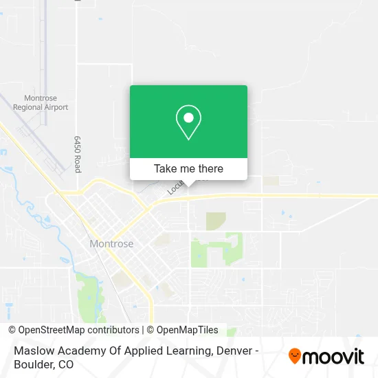 Maslow Academy Of Applied Learning map