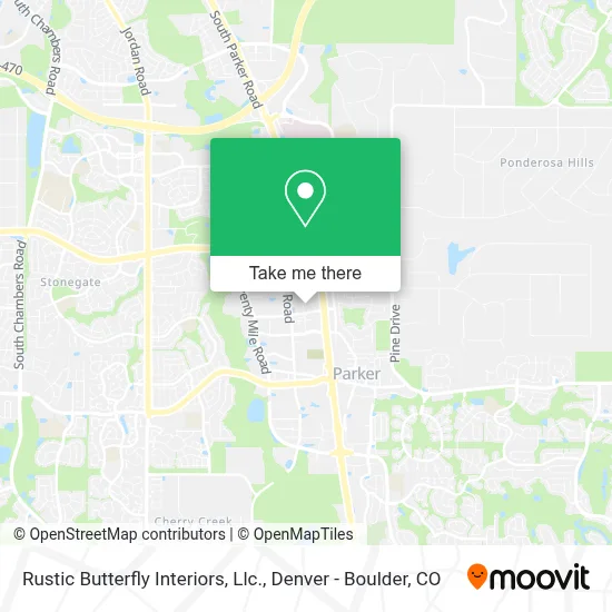 Rustic Butterfly Interiors, Llc. map