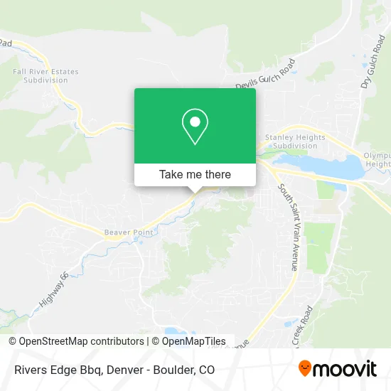 Rivers Edge Bbq map
