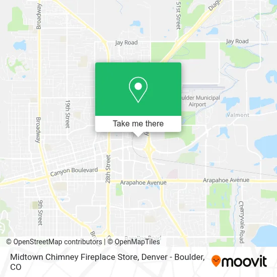 Midtown Chimney Fireplace Store map