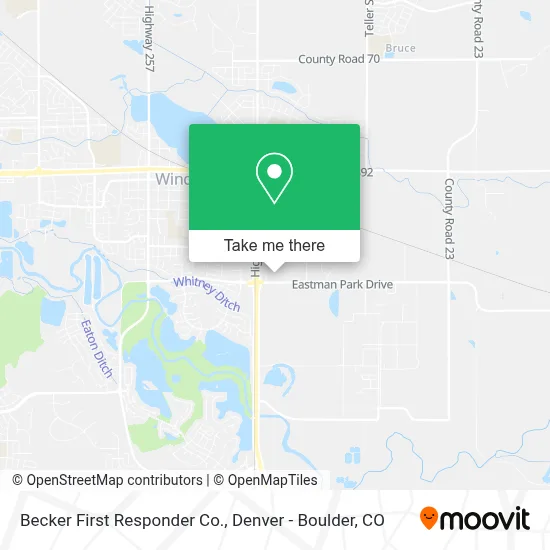 Becker First Responder Co. map