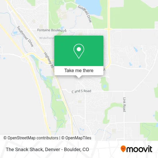 The Snack Shack map