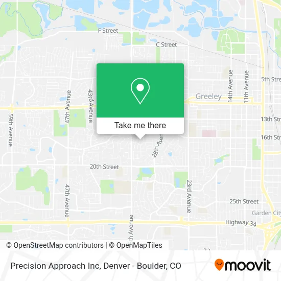 Precision Approach Inc map