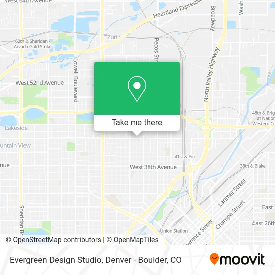 Evergreen Design Studio map
