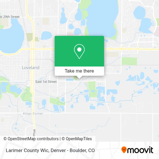 Larimer County Wic map