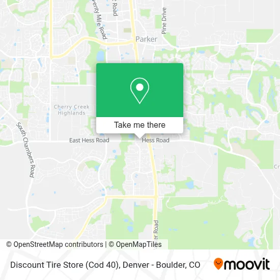 Discount Tire Store (Cod 40) map