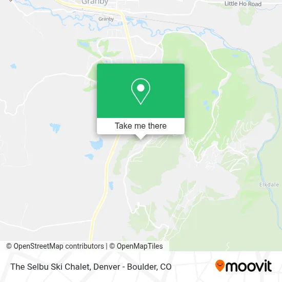 The Selbu Ski Chalet map