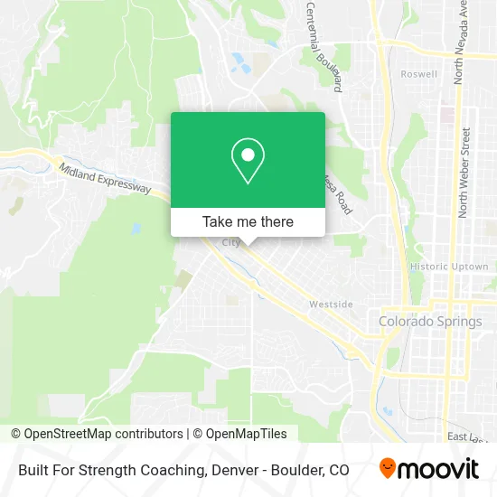 Built For Strength Coaching map
