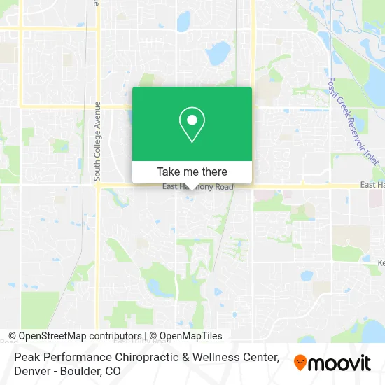 Peak Performance Chiropractic & Wellness Center map