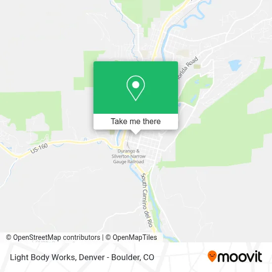 Light Body Works map