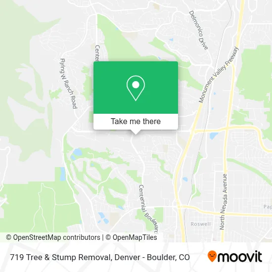 719 Tree & Stump Removal map