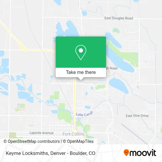 Keyme Locksmiths map