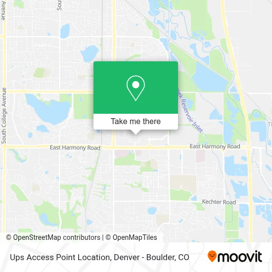 Ups Access Point Location map
