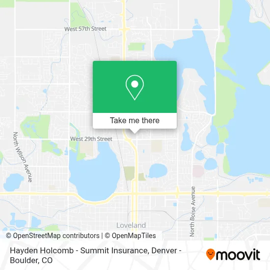 Hayden Holcomb - Summit Insurance map