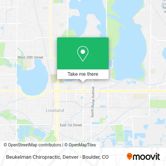 Beukelman Chiropractic map
